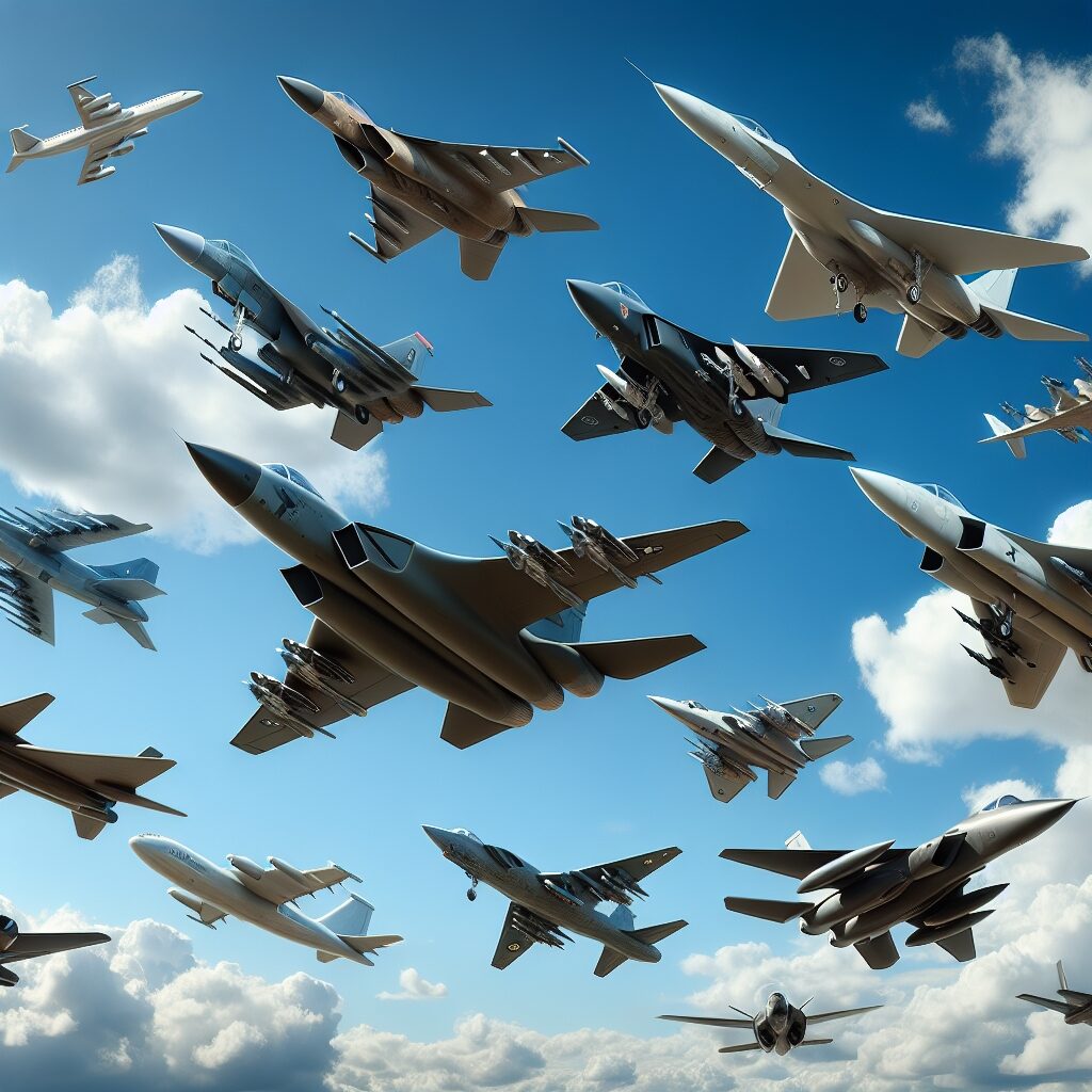 Wprowadzenie do rodzajów samolotów wojskowych – przegląd kategorii i ich zastosowania