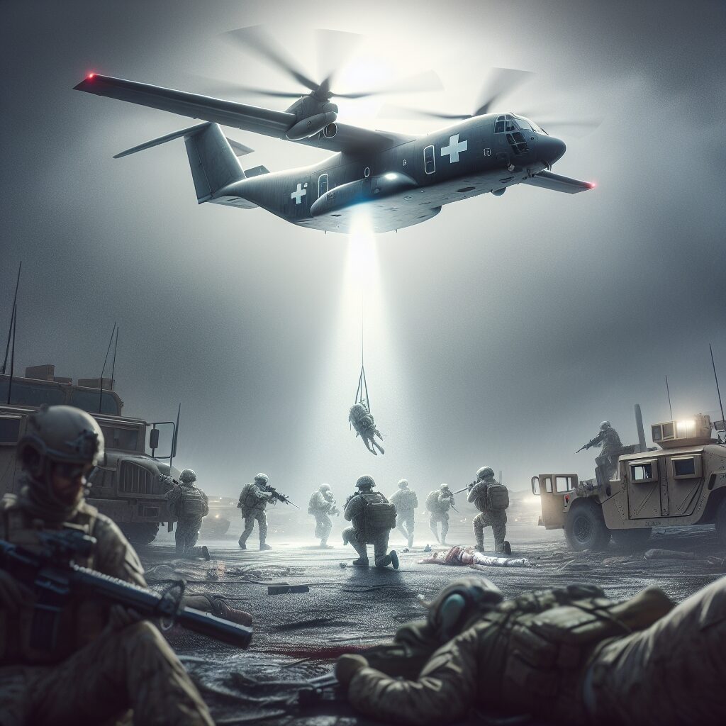 Samoloty medyczne (MEDEVAC) – ratowanie życia na polu walki