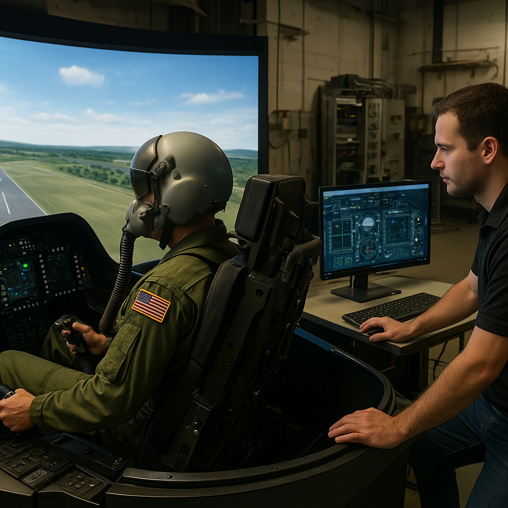 Jak powstają symulatory dla pilotów wojskowych