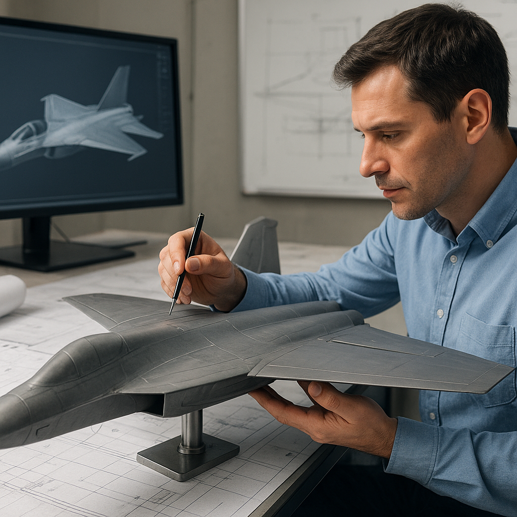 Jak powstaje aerodynamiczny projekt skrzydeł myśliwca