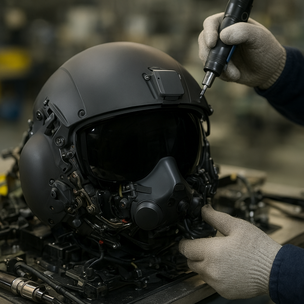 Jak powstaje hełm pilota F-35 – cud technologii