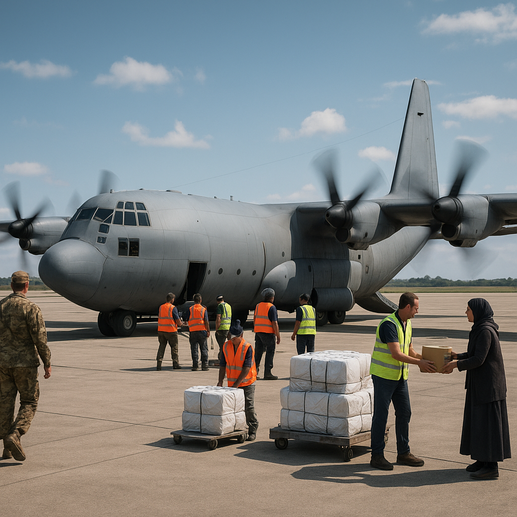 Samoloty wojskowe wykorzystywane w misjach humanitarnych