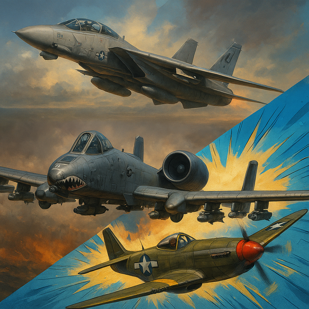 Samoloty wojskowe w kulturze popularnej – filmy, gry, komiksy