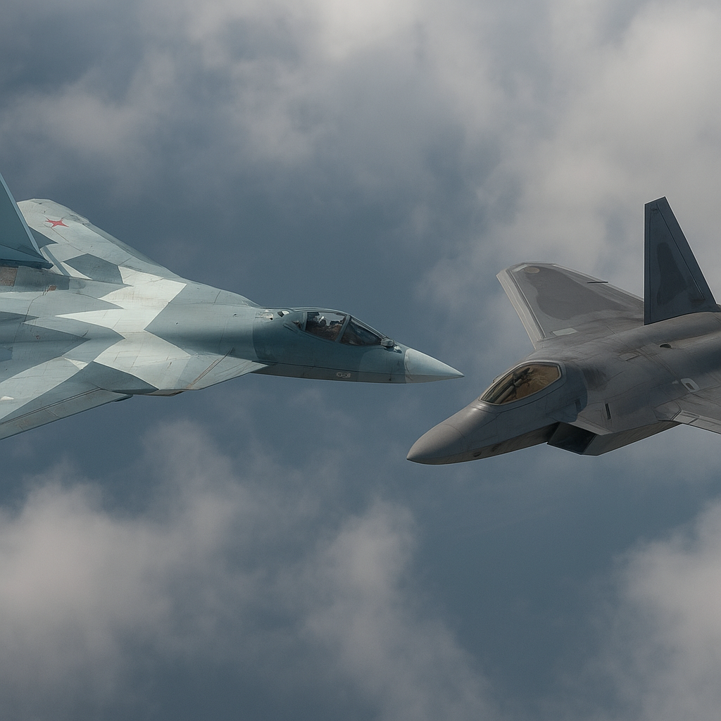 Sukhoi Su-57 kontra F-22 Raptor – starcie gigantów piątej generacji