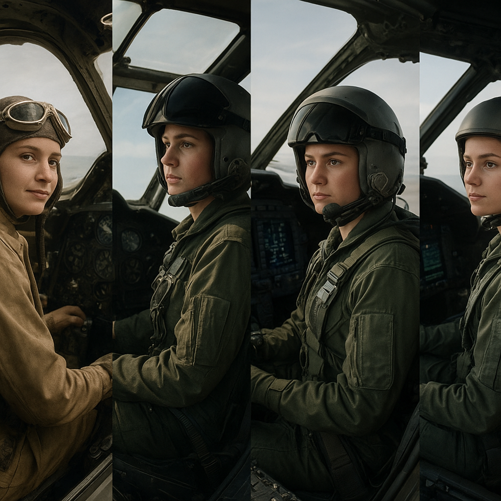 Kobiety w kokpitach samolotów wojskowych – od historii po współczesność