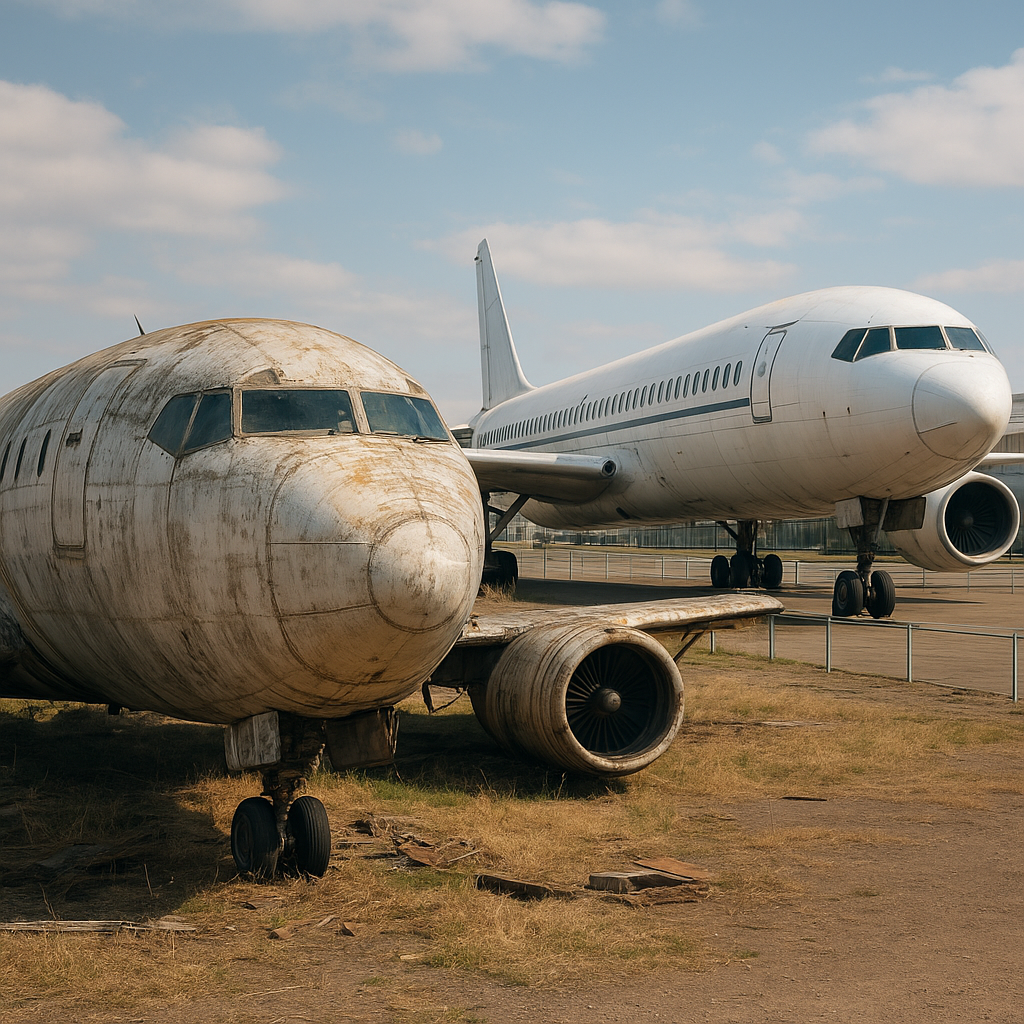 Co dzieje się z samolotami po zakończeniu służby – złomowisko czy muzeum?