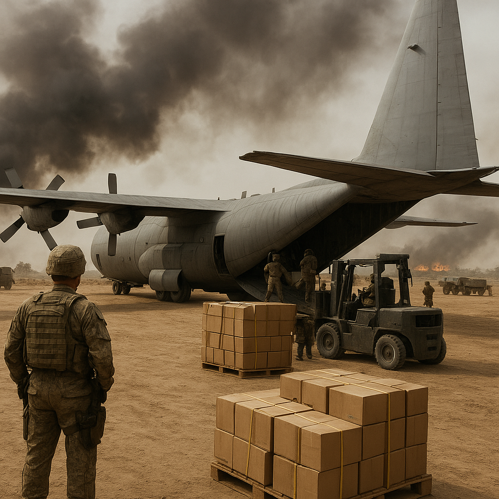 Jak wygląda logistyka misji lotniczej w strefie działań wojennych