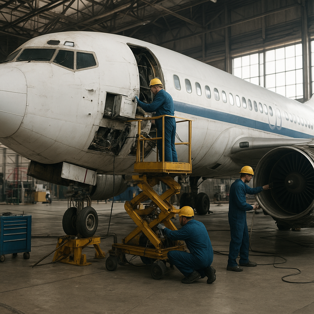 Jak wygląda proces modernizacji starych samolotów do nowych standardów