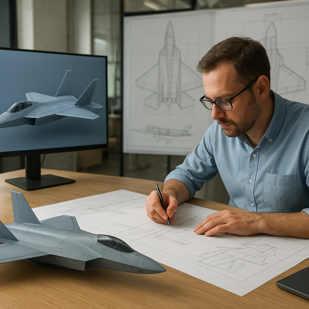 Jak wygląda proces projektowania nowego samolotu bojowego od zera