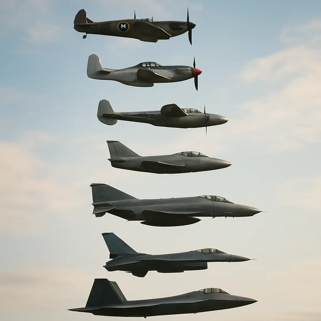 Najbardziej rozpoznawalne sylwetki samolotów – od Spitfire’a po F-22