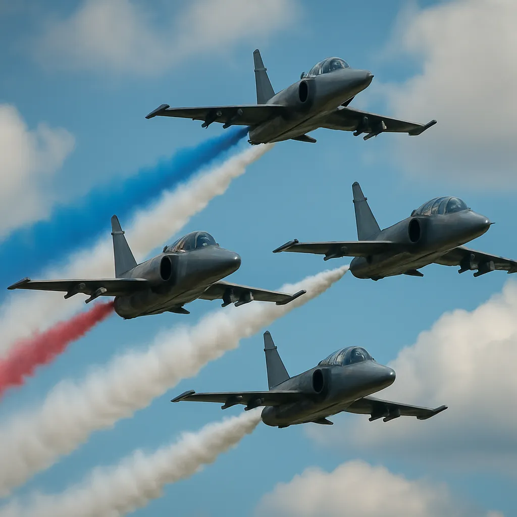 Najbardziej widowiskowe pokazowe zespoły akrobacyjne wojskowe