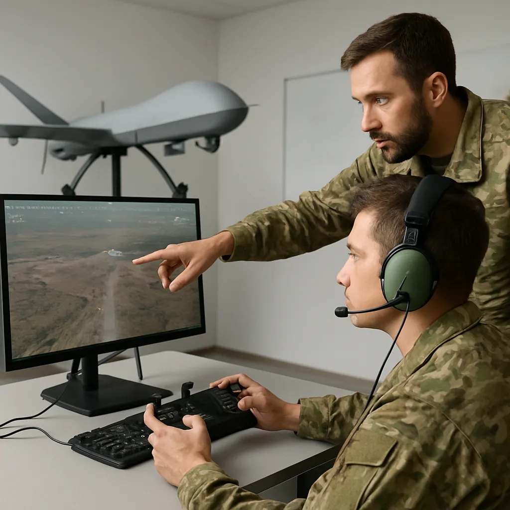 Jak wygląda szkolenie pilotów dronów bojowych