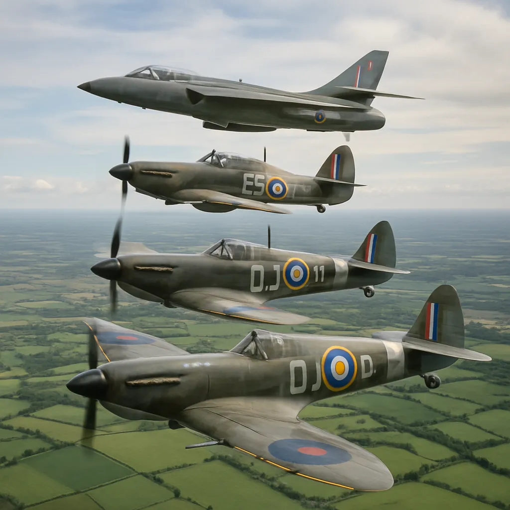 Historia brytyjskiego lotnictwa wojskowego – od Spitfire’a po Typhoona